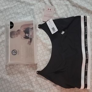 NWT Bravado Designs Clip and Pump nursing bra accessory size large black